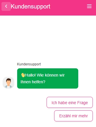 Kundenservice per Live-Chat im SweetSino Casino